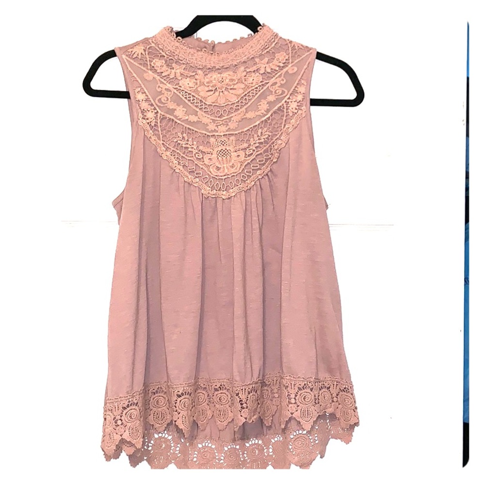 High neck sleeveless top